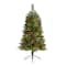 4ft. Pre-Lit Norway Mixed Pine Artificial Christmas Tree, Clear LED Lights